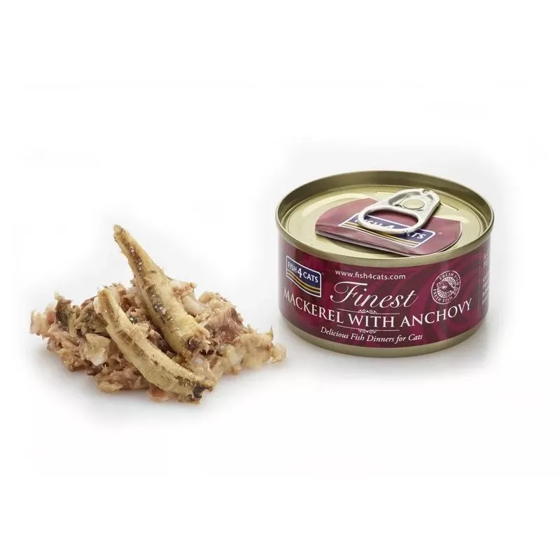 FISH4CATS Makrela z sardelą - mokra karma dla kota - 70g