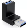 Adapter USB 3.0 M/F DeLOCK 65340 Czarny