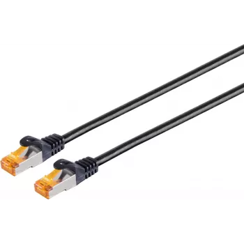 Kabel sieciowy S/CONN 08-26075 Czarny 10 m Cat6a S/FTP
