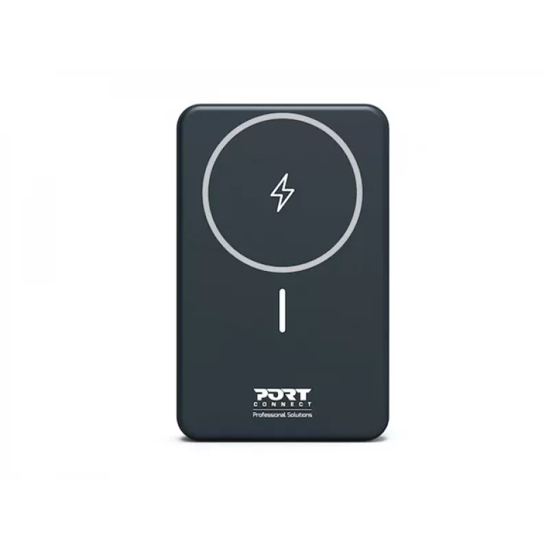 Power Bank Port Designs 907005 10000 mAh ładowanie bezprzewodowe czarny