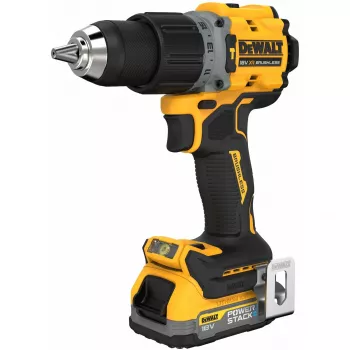 Wiertarka pistoletowa DeWALT DCD805E2T-QW, 18V Li-Ion 1,7Ah x2, bezszczotkowa, 2000 RPM, 90 Nm, uchwyt 13 mm