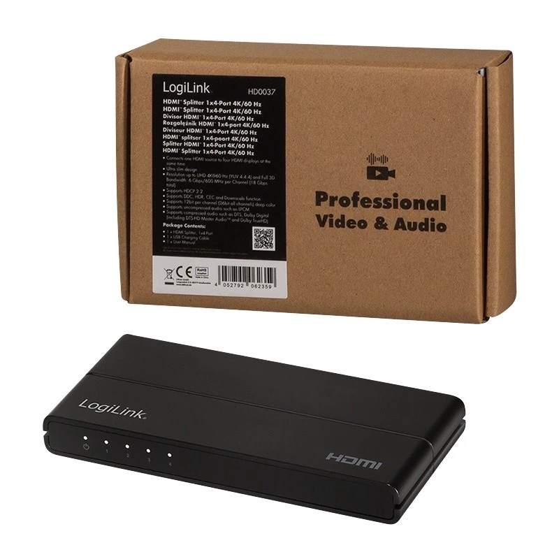Video Splitter HDMI LogiLink HD0037
