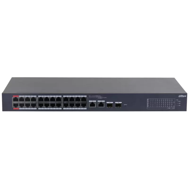 Przełącznik sieciowy Dahua Technology DH-CS4226-24ET-240 zarządzalny L2 Gigabit Ethernet (10/100/1000) Power over Ethernet (PoE) Czarny