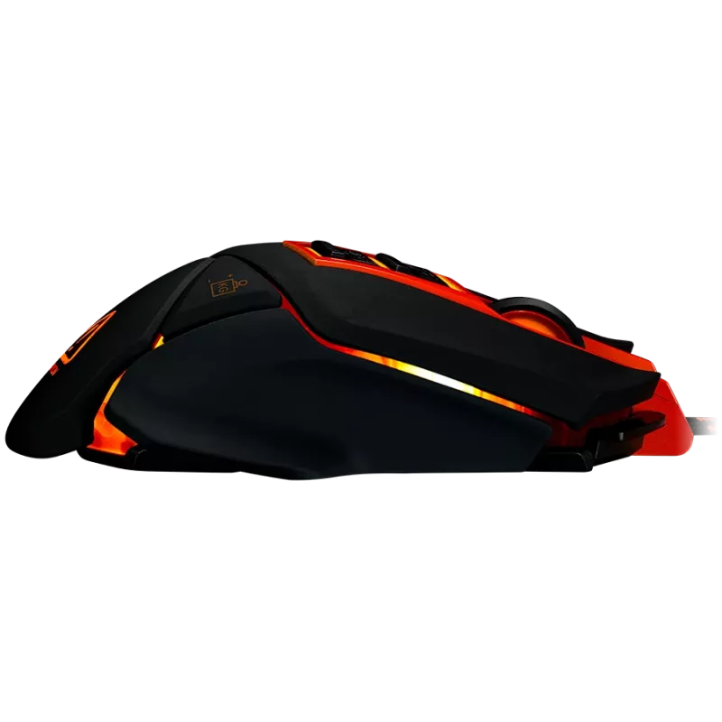 Mysz CANYON Hazard GM-6 LED przewodowa czarno-pomarańczowa