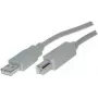 Kabel USB ShiverPeaks BS77023 3m USB 2.0 A do B Szary