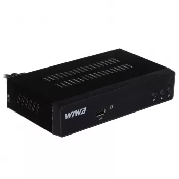 Tuner TV WIWA H.265 LITE — tuner DVB-T / DVB-T2 z obsługą H.265, Full HD, HDMI, USB, SCART