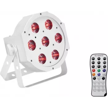 Lampa podłogowa LED EUROLITE SLS-7 HCL biały – lampa podłogowa LED z funkcją HCL, wykończenie białe