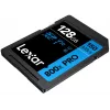 Karta pamięci SDXC Lexar 128GB UHS-I 800xPRO Class 10 U3 V30 — 150 MB/s odczyt, 45 MB/s zapis, czarna