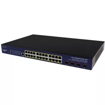 Przełącznik sieciowy ALLNET ALL-SG8428v2FPM-10G — 24+4 portów, PoE, łącza uplink 10G