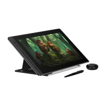 Tablet graficzny HUION Kamvas Pro 16 — 15,6 cala IPS, 1920×1080, obszar roboczy 344,2×193,6 mm, 8192 poziomy nacisku, przewodowy USB