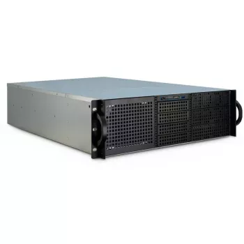 Obudowa Rack Inter-Tech 3U-30255 Czarna, Stal nierdzewna