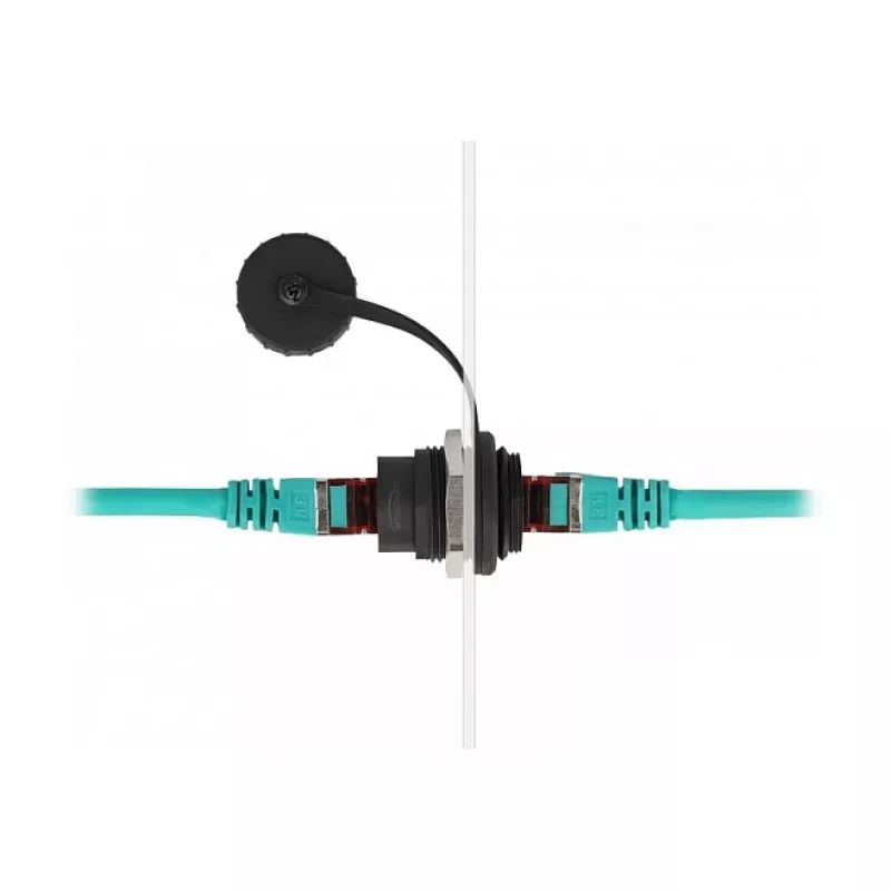 Kabel sieciowy DeLOCK RJ45 kat.6A 1 m czarny