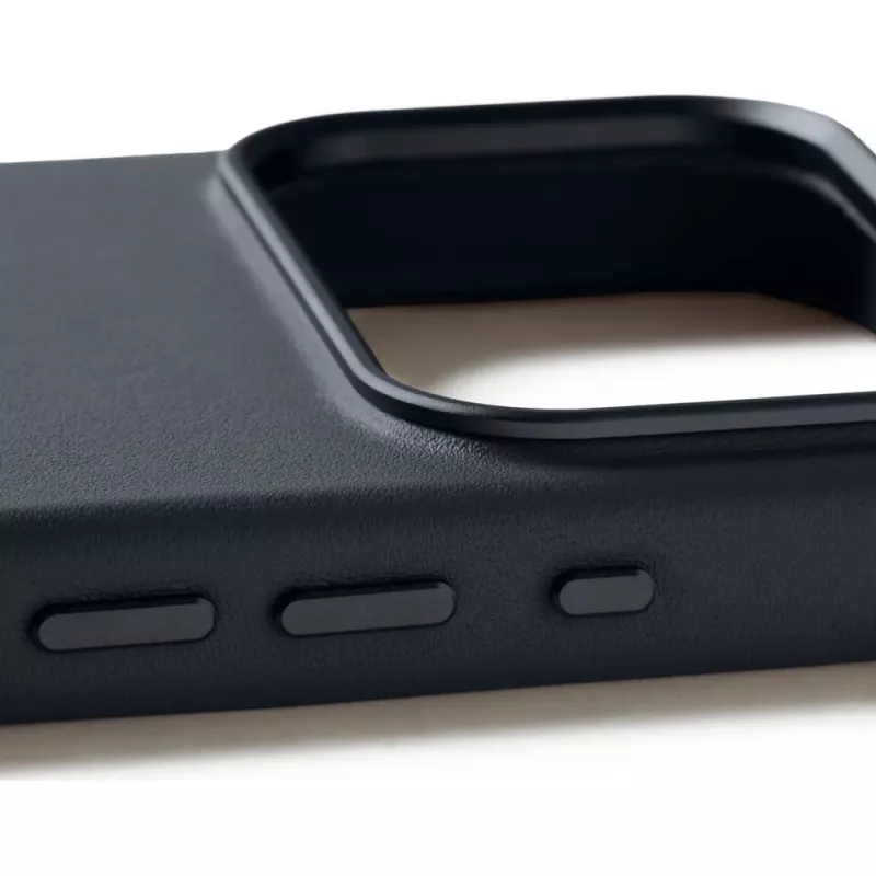 Mujjo Full Leather Case MagSafe etui do iPhone 17 Pro Szary