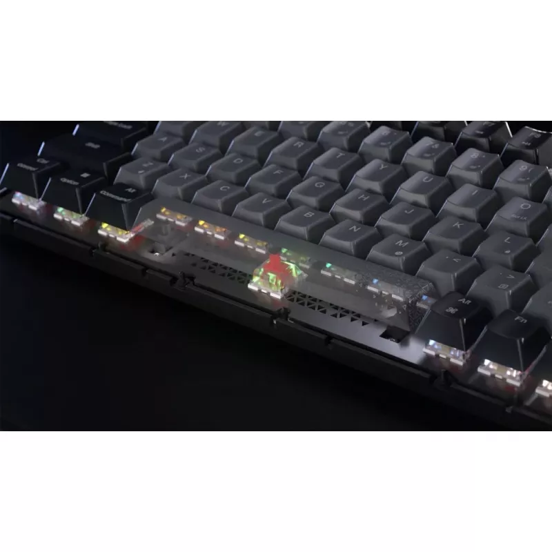 Corsair Gaming K65 Plus Wireless 75% RGB Gaming klawiatura, MLX Czerwony - Czarny, Szary