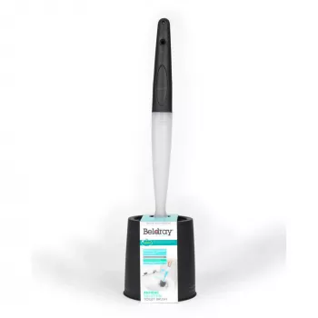 Szczotka toaletowa Beldray LA033996UFFEU7 Antibac szara, antybakteryjna szczotka do czyszczenia toalety
