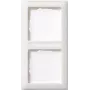 Płytka ścienna Gira Standard 55 — Biała termoplastyczna, konstrukcja bezśrubowa, 80,7×151,8 mm