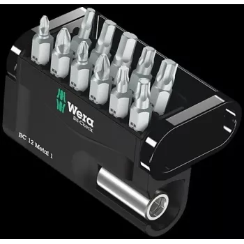 Wera BC 12 Metal 1 wkrętak bit 12 szt.