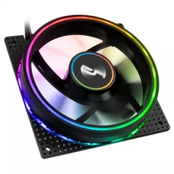 Wentylator Cryorig Crona S 120 mm Czarny — zestaw 3 szt., 400–1700 RPM, 60,6 cfm, 2,65 mmH₂O