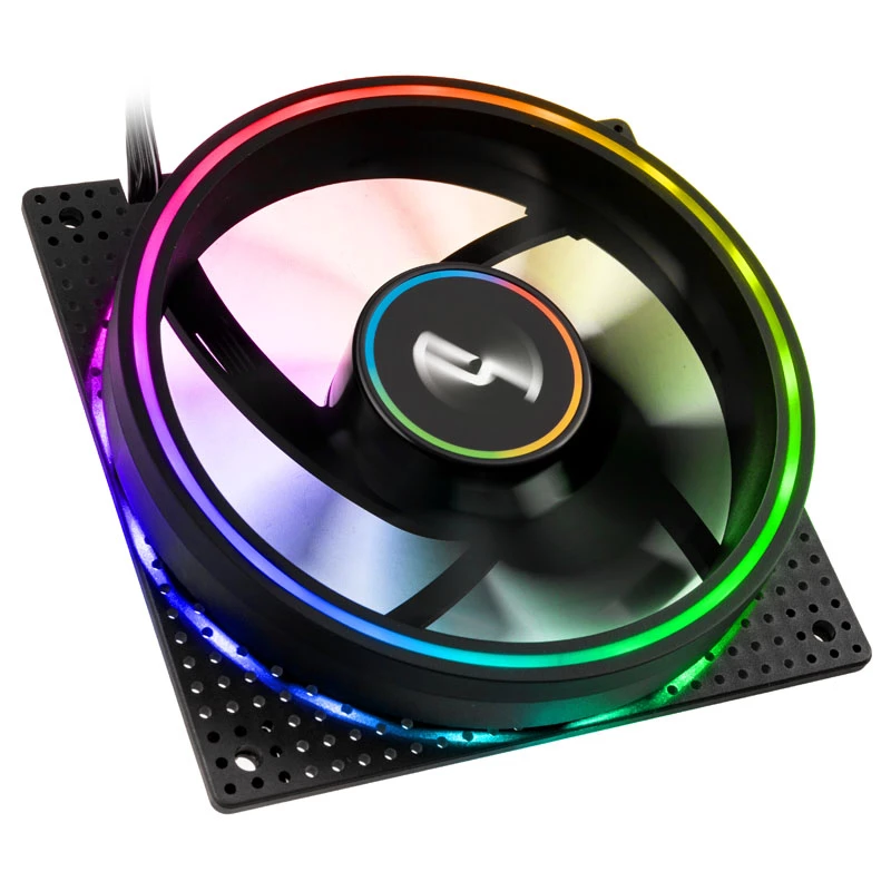 Wentylator Cryorig Crona S 120 mm Czarny — zestaw 3 szt., 400–1700 RPM, 60,6 cfm, 2,65 mmH₂O