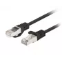 Kabel krosowy Lanberg Cat.6 F/UTP 0,5 m Czarny Fluke Passato Zestaw 10 sztuk (F/UTP, CAT6, 0,50m), Kabel sieciowy