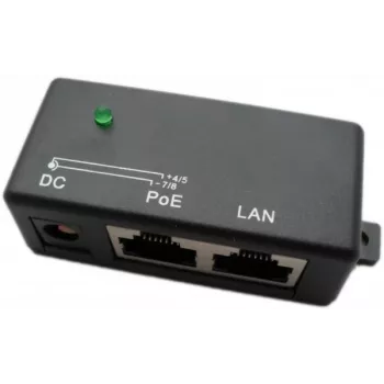 PoE Injector Extralink 1 Port 100Mb/s RJ45