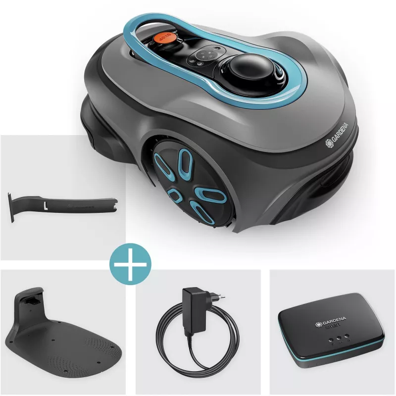 Robotic lawn mower Gardena smart SILENO free Maks. powierzchnia trawnika 1200 m² Szerokość cięcia 16 cm