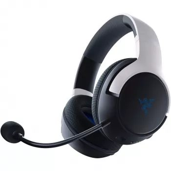 Zestaw słuchawkowy Razer Kaira HyperSpeed, bezprzewodowy, pałąk, gamingowy, USB Type-C, Bluetooth, biały, czarny