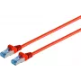 Kabel sieciowy S/CONN 75725-R Czerwony 15m Kat.6a S/FTP