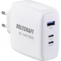 VOLTCRAFT GaN VC-13079915 Ładowarka USB do użytku wewnętrznego, maks. prąd wyjściowy 5 A, 3x USB-C, USB-A, USB Power Delivery (USB-PD) (VC-13079915)