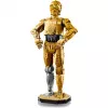 LEGO figura do zbudowania Star Wars C-3PO model 75398 — 1138 elementów, 380 mm kolekcjonerski model na wystawę