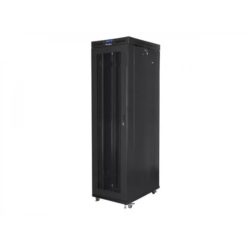Wolnostojąca szafa rack Lanberg FF01-8047-23BL 47U 1200kg Czarna
