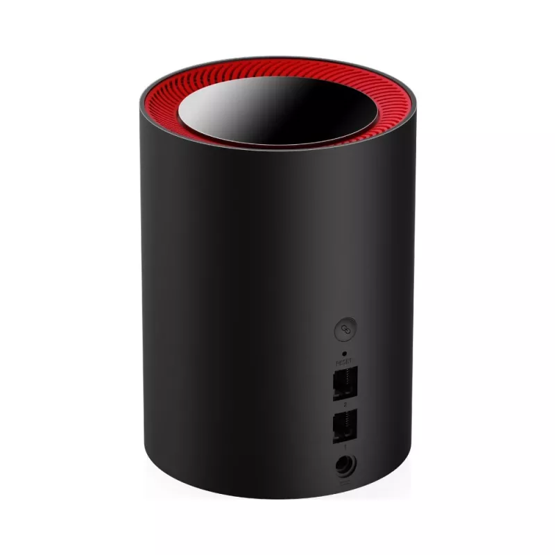 Cudy M3000 2-Pack Dwuzakresowy (2.4 GHz / 5 GHz) Wi-Fi 6 (802.11ax) Czarny, Czerwony 1 Wewnętrzna