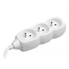 TRACER PowerCord przedłużacz 1,5m 3 gniazda biały