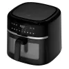 Adler AD 6318 frytkownica beztłuszczowa, 8 l, 2500 W, wyświetlacz LCD, 9 programów, czarna