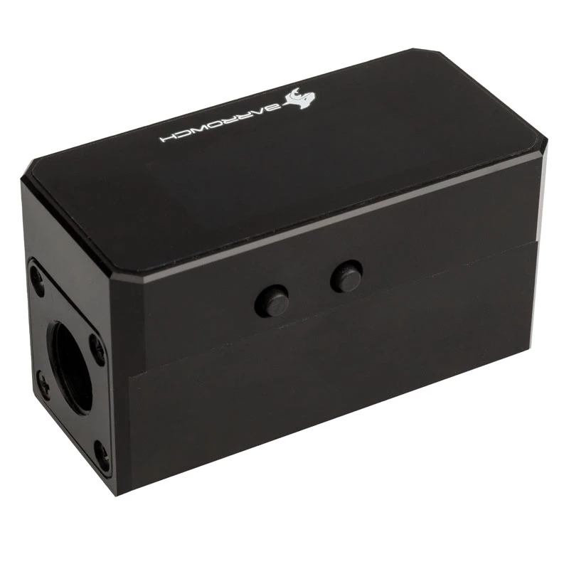 Przepływomierz Barrow FBFT08 B — Wyświetlacz OLED, czarny