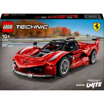 Zabawka konstrukcyjna LEGO Technic Ferrari FXX K model w skali 1:10, 897 elementów, wiek 10+
