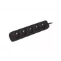 Listwa zasilająca Lanberg PS0-05E-0150-BK 1,5 m 5 gniazd AC Wewnętrzna Czarna