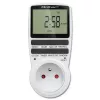 Elektroniczny timer QOLTEC PC0628 z wyświetlaczem LCD, odliczanie 24-godzinne
