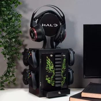 Numskull Games Diskettenhalter für Spiele Xbox Schwarz Grün Matt 1 Stück(e)