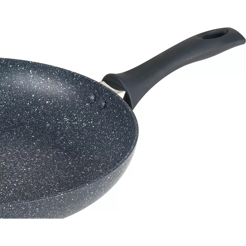 Patelnia Russell Hobbs RH008431EU7 30 cm z wykończeniem kamiennym, nieprzywierająca patelnia do smażenia