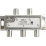 Triax SCS 4 - Kabelsplitter - 75 Ohm - 5 - 2400 MHz - srebrny - biały - Female/Female - 11,5 dB (349824)