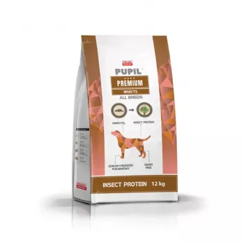PUPIL Premium Insects - sucha karma dla psów - 12kg
