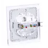 Gniazdo ścienne Fibaro Walli N 2 x RJ-45 Biały