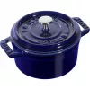 Żeliwna pojedyncza mini patelnia Staub Minis — średnica 10 cm, niebieska