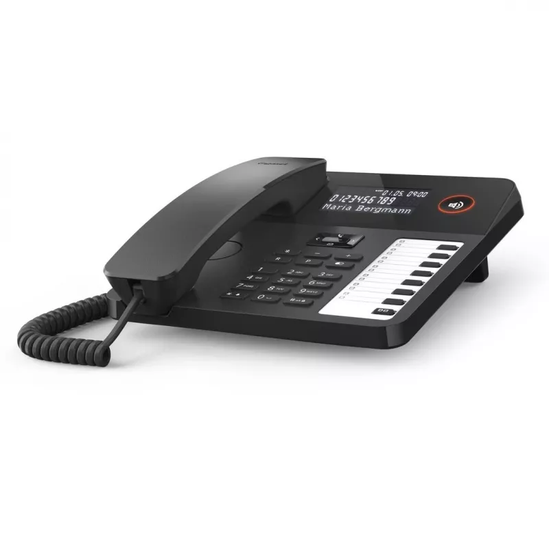 Gigaset DESK 600 Telefon analogowy z identyfikacją rozmówcy Czarny