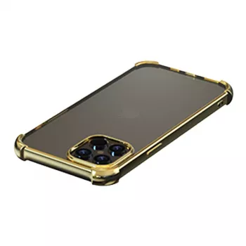 Etui ochronne miękkie Devia do iPhone 12 Pro Max — wstrząsoodporne, złote