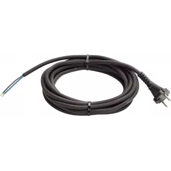Kabel zasilający Schwabe H05RN-F 2x1,0 mm² gumowy, 5 m, czarny