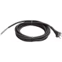 Kabel zasilający Schwabe H05RN-F 2x1,0 mm² gumowy, 5 m, czarny
