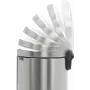 Brabantia 111822 Kosz na śmieci 30 l okrągły stal nierdzewna (11 18 22)