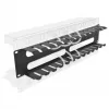 DeLOCK - Kabelführungsplatte für Schaltschrank - Schwarz - 2U - 48,3 cm (19) (66553)
